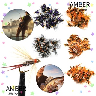 Amber ตะขอตกปลาประดิษฐ์ ไบโอนิค DIY 5 ชิ้น