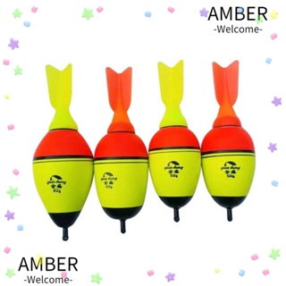 Amber ทุ่นลอยน้ํา เรืองแสงในที่มืด หมุนได้ 30 กรัม -100 กรัม สําหรับตกปลา