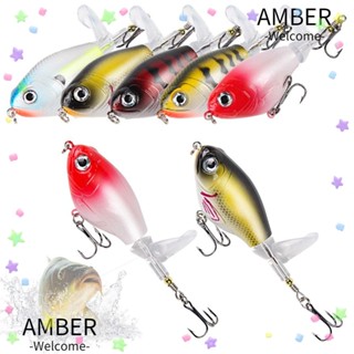 Amber เหยื่อตกปลาประดิษฐ์ หมุนได้ 2 ส่วน VMC