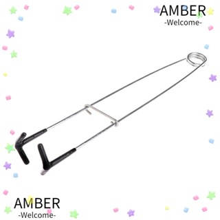 Amber ไม้บรรทัดปากปลา 17 ซม. 2 ชิ้น