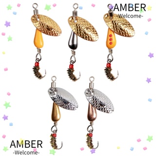 Amber เหยื่อตกปลาโลหะ แบบพกพา ทนทาน 2.7 กรัม 5.5 ซม.