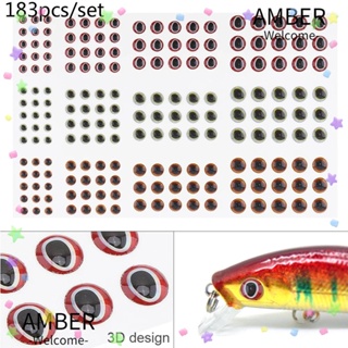 Amber เหยื่อตกปลาจําลอง DIY 183 ชิ้น/ล็อต