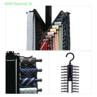 Aaairspecial ชั้นวางเนคไทโบว์ ผ้าพันคอ ผ้าไหม ปรับได้ 20 ชิ้น