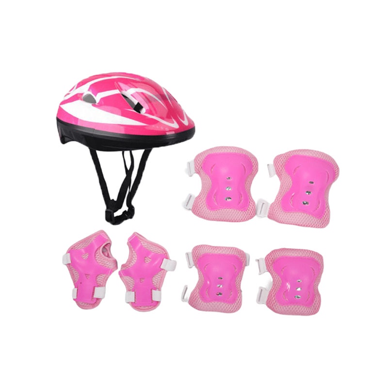 หมวกกันน็อคเด็ก 7ชิ้น สนับเข่าเด็กจักรยาน สนับกันกระแทก 2-14 ปีอุปกรณ์เซฟตี้เด็ก - รูปที่ 6