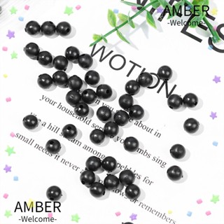 Amber ลูกปัดลอยน้ํา คุณภาพสูง สีดํา สําหรับตกปลา