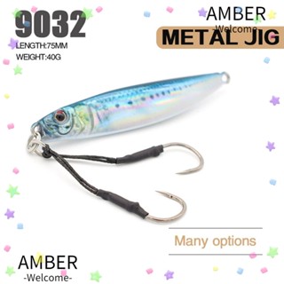 Amber เหยื่อตกปลาโลหะ หมุนได้ 40 กรัม 75 มม.