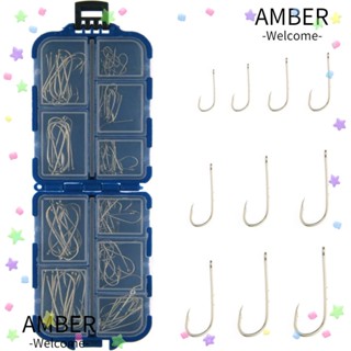 Amber กล่องเหยื่อตกปลา 1-10# DIY 100 ชิ้น