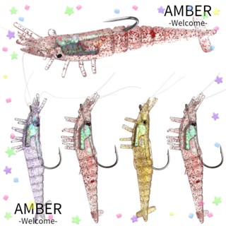 Amber เหยื่อปลอม รูปกุ้งจําลอง แบบนิ่ม มีประสิทธิภาพ