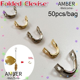 Amber สปินเนอร์ สีเงิน สีทอง ทนทาน 50 ชิ้น