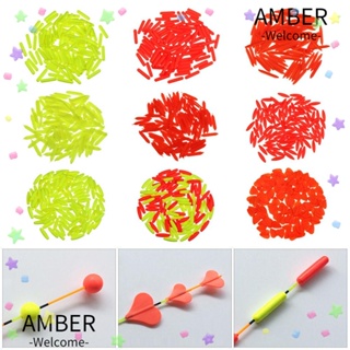 Amber เหยื่อตกปลา หางลอย สีแดง สีเหลือง