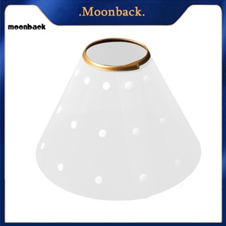 &lt;moonback&gt; ปลอกคอ ทรงกรวย ป้องกันการกัด อเนกประสงค์ สําหรับสัตว์เลี้ยง สุนัข