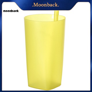 &lt;moonback&gt; แก้วหลอดดูดเครื่องดื่ม อเนกประสงค์ 360 มล. 380 มล. สําหรับออกนอกบ้าน