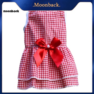 &lt;moonback&gt; ชุดเดรสกระโปรง สองขา สําหรับสัตว์เลี้ยง สุนัข