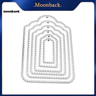 &lt;moonback&gt; แม่พิมพ์ตัด ลายฉลาก ลายนูน สําหรับตกแต่งสมุดภาพ กระดาษ การ์ด อัลบั้ม หัตถกรรม DIY