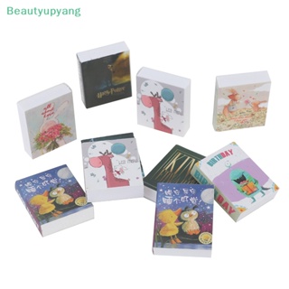 [Beautyupyang] หนังสือนิทานจิ๋ว 1/12 อุปกรณ์เสริม สําหรับตกแต่งบ้านตุ๊กตา 3 ชิ้น