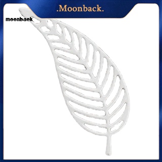 &lt;moonback&gt; โลหะสเตนซิลตัดรูปใบไม้ DIY สําหรับตกแต่งสแครบบุ้ค การ์ด อัลบัม 3 ชิ้น