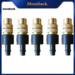 &lt;moonback&gt; หัวฉีดสเปรย์หมอก ทองเหลือง ปรับได้ 5 ชิ้น