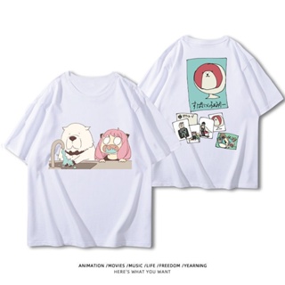 ไฟ! Anime Spy X Family T Shirts Anya Forger Tops Clothes Beauty Cute Shirts Cosplay 3D Print Womens Mens Top_03