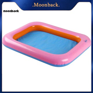 &lt;moonback&gt; จานทรายเป่าลม ทรงสี่เหลี่ยม ขนาดใหญ่ ของเล่นสําหรับเด็ก