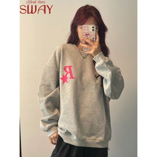 SWAY  เสื้อผ้าผู้ญิง แขนยาว เสื้อฮู้ด คลุมหญิง สไตล์เกาหลี แฟชั่น  ins รุ่นใหม่ High quality Trendy A28J0CM 36Z230909