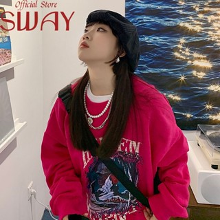 SWAY  เสื้อผ้าผู้ญิง แขนยาว เสื้อฮู้ด คลุมหญิง สไตล์เกาหลี แฟชั่น  สวยงาม fashion ทันสมัย Stylish A28J0CQ 36Z230909