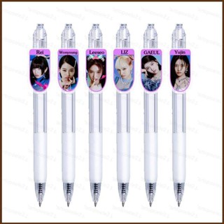 Kira IVE Click ball pen ปากกาเจล ลายการ์ตูนน่ารัก GAEUL LIZ Rei Leeseo Wonyoung Yujin