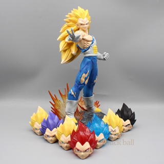 โมเดลฟิกเกอร์ PVC อนิเมะ Dragon Ball Z Majin Vegeta Ssj3 Ultra Ego Vegeta ขนาด 29 ซม. ของเล่นสะสม