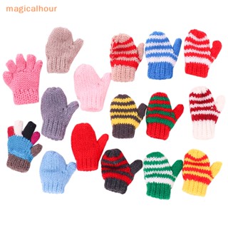 Magicalhour^^ ถุงมือผ้าขนสัตว์ ขนาดเล็ก 43 ซม. สําหรับตุ๊กตาเด็กผู้หญิง 18 นิ้ว 1 คู่