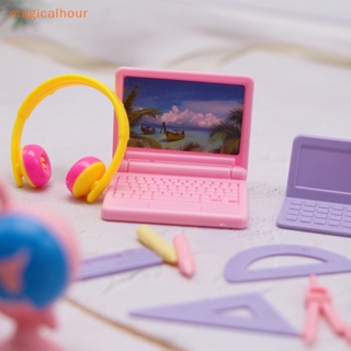 Magicalhour^^ โมเดลไม้บรรทัด รูปลูกโลก 1:12 สําหรับตกแต่งบ้านตุ๊กตา 1 ชุด