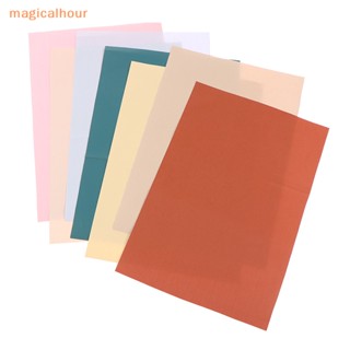 Magicalhour^^ สติกเกอร์วอลเปเปอร์จิ๋ว สีพื้น สําหรับตกแต่งบ้านตุ๊กตา 1:12