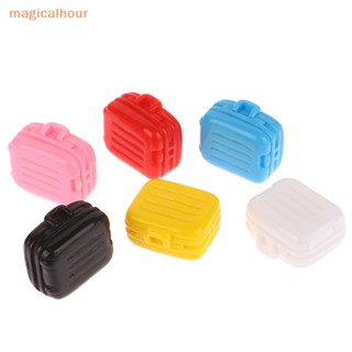 Magicalhour^^ โมเดลกระเป๋าเดินทางจิ๋ว 1:12 สําหรับตกแต่งบ้านตุ๊กตา 1 ชิ้น