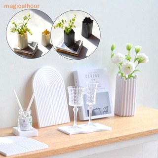 Magicalhour^^ แจกันตอไม้จิ๋ว 1:6 สําหรับตกแต่งบ้านตุ๊กตา สวน 1 ชุด