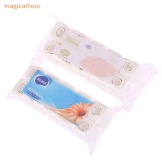 Magicalhour^^ ม้วนกระดาษทิชชู่ ขนาดเล็ก 1:12 สําหรับตกแต่งบ้านตุ๊กตา 1 ชิ้น