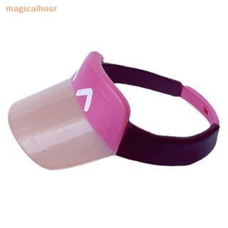 Magicalhour^^ หมวกกันแดด ขนาดเล็ก สําหรับตกแต่งบ้านตุ๊กตา 2 ชิ้น