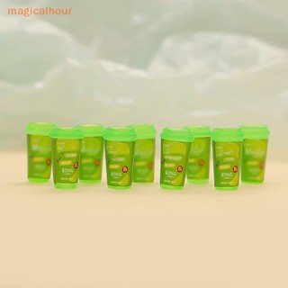 Magicalhour^^ ขวดเครื่องดื่มจิ๋ว สําหรับตกแต่งบ้านตุ๊กตา 5 ชิ้น