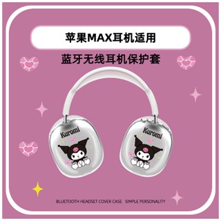 เคสหูฟังบลูทูธไร้สาย ซิลิโคนนิ่ม แบบใส ลายการ์ตูน สําหรับ airpods max