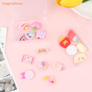 Magicalhour^^ กล่องพลาสติกใส ขนาดเล็ก สําหรับตกแต่งบ้านตุ๊กตา 1/12 DIY