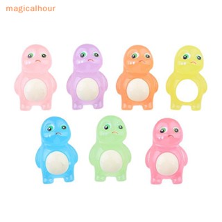 Magicalhour^^ ฟิกเกอร์เรซิ่น รูปไดโนเสาร์เรืองแสง Diy สําหรับตกแต่ง 5 ชิ้น