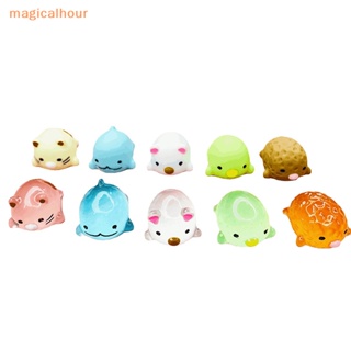 Magicalhour^^ เรซิ่นเรืองแสงในที่มืด ขนาดเล็ก สําหรับตกแต่งมุม 5 ชิ้น