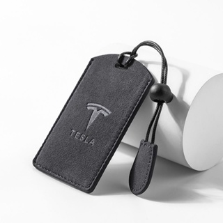 เคสกุญแจรีโมทรถยนต์ หนังนิ่ม แบบเต็มรูปแบบ รวมทุกอย่าง สําหรับ Tesla Dedicated