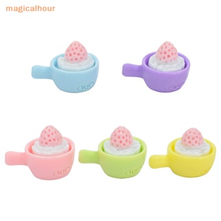 Magicalhour^^ หม้อเค้ก ขนมหวาน ขนาดเล็ก สําหรับบ้านตุ๊กตา DIY 5 ชิ้น