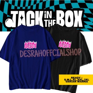 ไฟ! เสื้อยืด พิมพ์ลาย jhope bts Jack in the box ARSON สไตล์เกาหลี