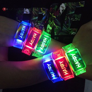 Abongbang สายรัดข้อมือ แบบมีไฟ Led สําหรับงานแต่งงาน ปาร์ตี้คริสต์มาส ปีใหม่