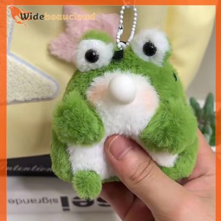 Widebeaucloud จี้ตุ๊กตากบน่ารัก ผ้ากํามะหยี่ขนนิ่ม แฮนด์เมด Diy สําหรับแฟนสาว