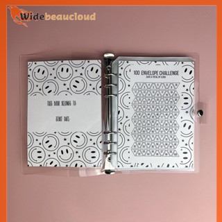 Widebeaucloud ซองจดหมาย ประหยัดเงิน 100 ซอง สําหรับเก็บเงิน 100 ซอง