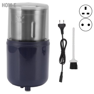 Hom-E เครื่องบดกาแฟไฟฟ้าสแตนเลส 200W ที่ถอดออกได้ Push Down Electric Grain Grinder สำหรับ Home Kitchen Office 250V