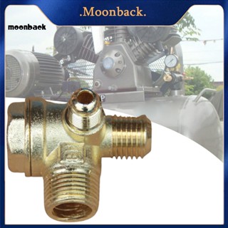 &lt;moonback&gt; วาล์วตรวจสอบคอมเพรสเซอร์ ทําความสะอาดง่าย สําหรับเครื่องอัดอากาศ ตัวผู้ เกลียวเกลียว เกลียวรอบทิศทาง ท่อวาล์วเกลียวใส