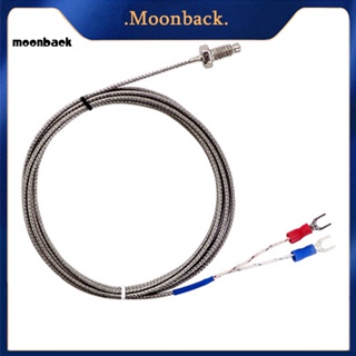 &lt;moonback&gt; เทอร์โมคัปเปิลเมตริก สกรูโพรบเซนเซอร์วัดอุณหภูมิ M6 2 3 4 5 เมตร