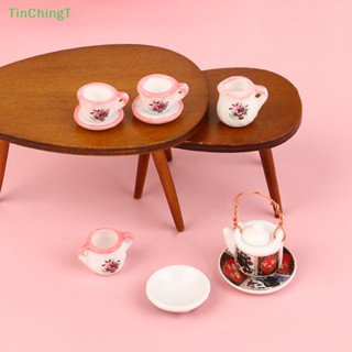 [TinChingT] โมเดลถ้วยชาเซรามิค 1/12 1/8 หลายสี สําหรับตกแต่งบ้านตุ๊กตา [ใหม่]