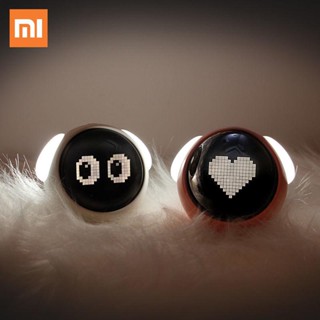 Xiaomi Emoji นาฬิกาปลุก นาฬิกาปลุกการแสดงออกที่น่ารัก มัลติฟังก์ชั่น ดิจิทัล LED ควบคุมด้วยเสียง นาฬิกาเทอร์โมมิเตอร์ข้างเตียงแสงสําหรับ ของขวัญที่ดีที่สุดใหม่